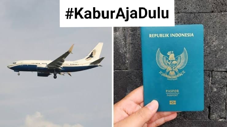 Anak Muda Indonesia Ramai Serukan #KaburAjaDulu