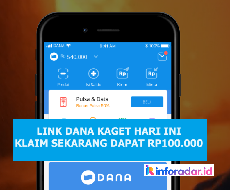 Saldo DANA Gratis Rp50 Ribu, Buruan Klaim DANA Kaget Sekarang