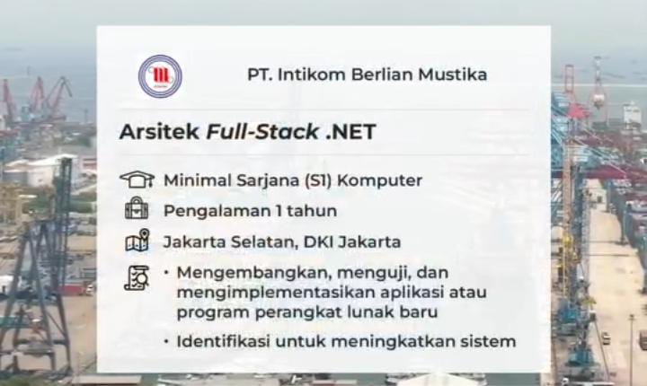 PT Intikom Berlian Mustika Buka Loker Terbaru untuk Sarjana Komputer, Cek Kualifikasinya dan Daftar Sekarang 