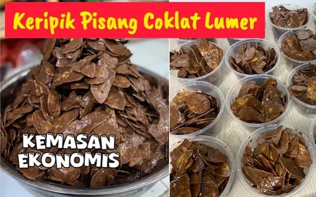 Resep dan Cara Membuat Keripik Pisang Lumer Cokelat: Camilan Renyah dan Manis untuk Segala Suasana
