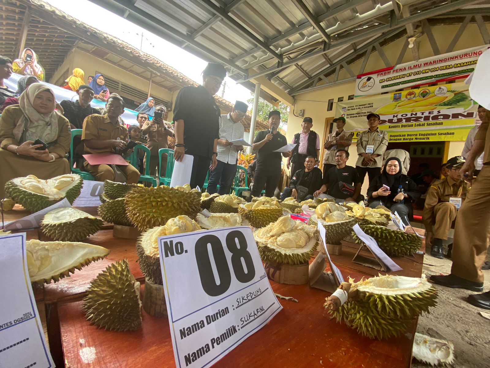 Kontes Durian Sasahan di Serang, Jurinya Mantan Menteri Pertanian RI era SBY 