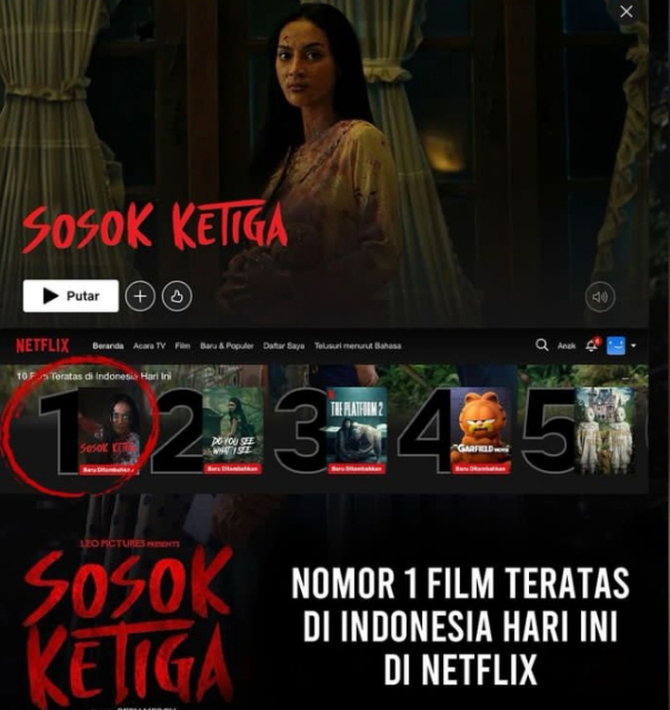 Horor Terbaru Sosok Ketiga Sudah Tayang di Netflix, Pernikahan Poligami Bertaruh Nyawa