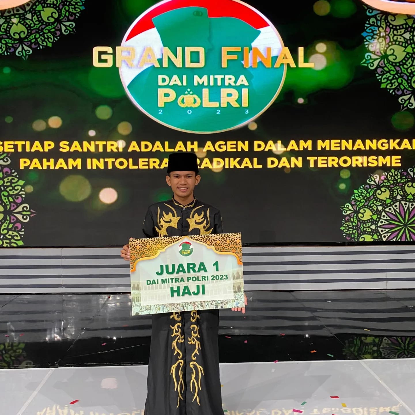 Naik Haji Gratis, Ahmad Rifai Sukses Jadi Juara Da’I Mitra Polri 2023