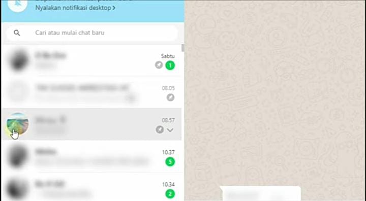 Cara Blur Chat di WhatsApp Web Agar Tidak Diintip Orang Lain, Ini Langkah-langkahnya 