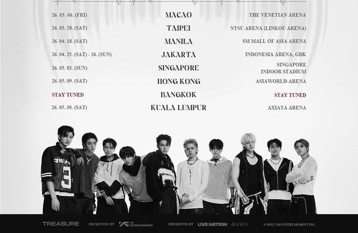 Wow! Akan Ada TREASURE Konser di Jakarta 2026, Dua Hari Berturut-Turut?