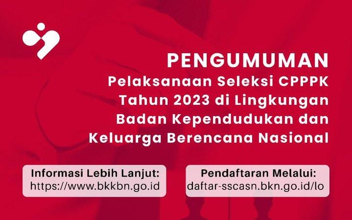 Seleksi PPPK 2023 BKKBN Sudah Dibuka, Lulusan SMA Bisa Daftar Juga Loh