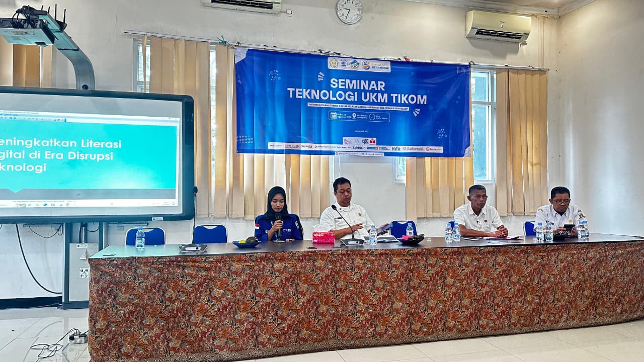 UKM TIKOM STKIP Syekh Manshur Gaungkan Literasi Digital di Tengah Gempuran Disrupsi Teknologi