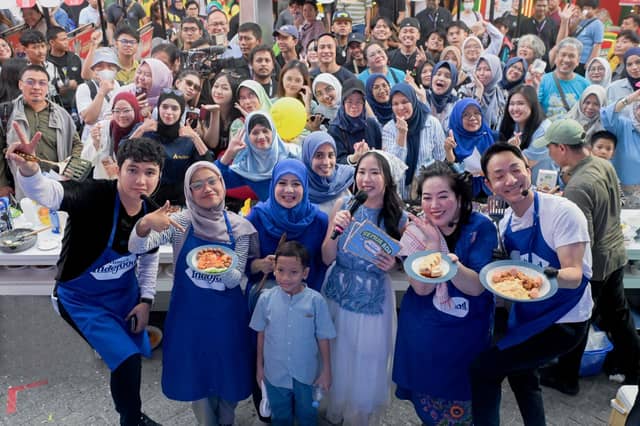 Duel Masak Aldi Taher dan Chef Hideki Ramaikan Jakarta Fair