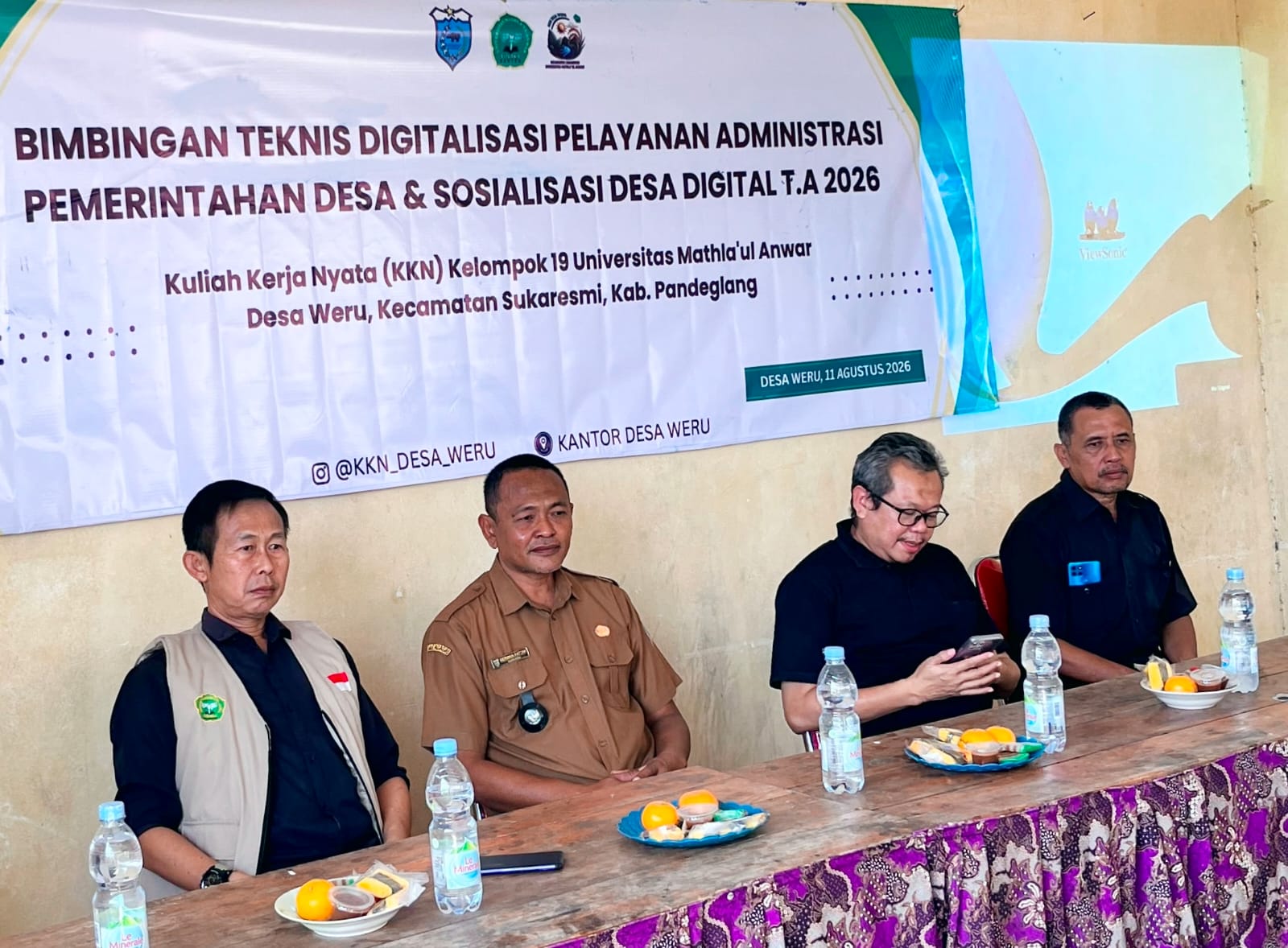 Desa Weru Jadi Pilot Project Smart Village di Kabupaten Pandeglang