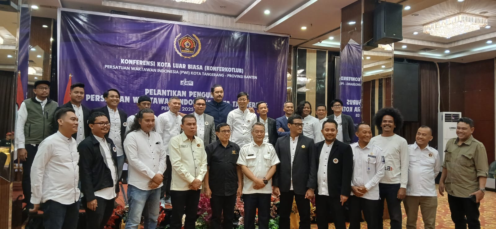 Pengurus PWI Kota Tangerang Periode 2025-2028 Resmi Dilantik