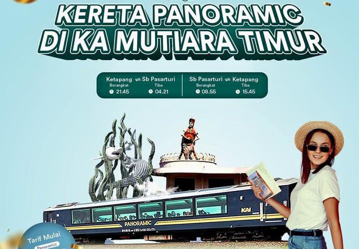 KA Mutiara Timur Panoramic: Pengalaman Mudik Lebaran 2025 dengan Pemandangan Menakjubkan