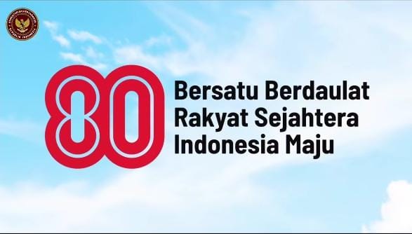 Logo HUT RI ke-80 Disebut Mirip Keroppi, Netizen Heboh Komentari Desainnya