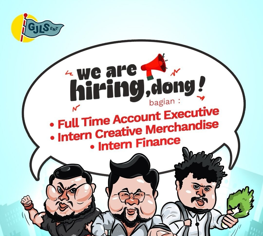 GJLS Entertainment Buka Tiga Loker Posisi Full Time dan Paid Intern