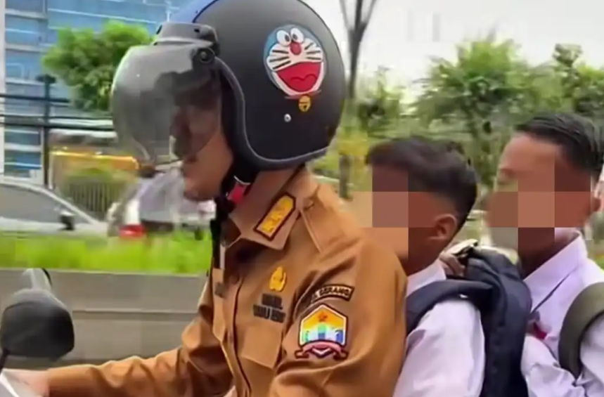 Wakil Wali Kota Serang Ditilang karena Anaknya Tak Pakai Helm, Ini Klarifikasinya