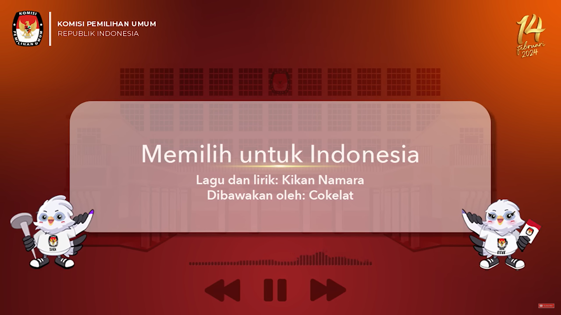 Link Download Jingle Pemilu 2024 ‘Memilih Untuk Indonesia’ Lengkap dengan Liriknya