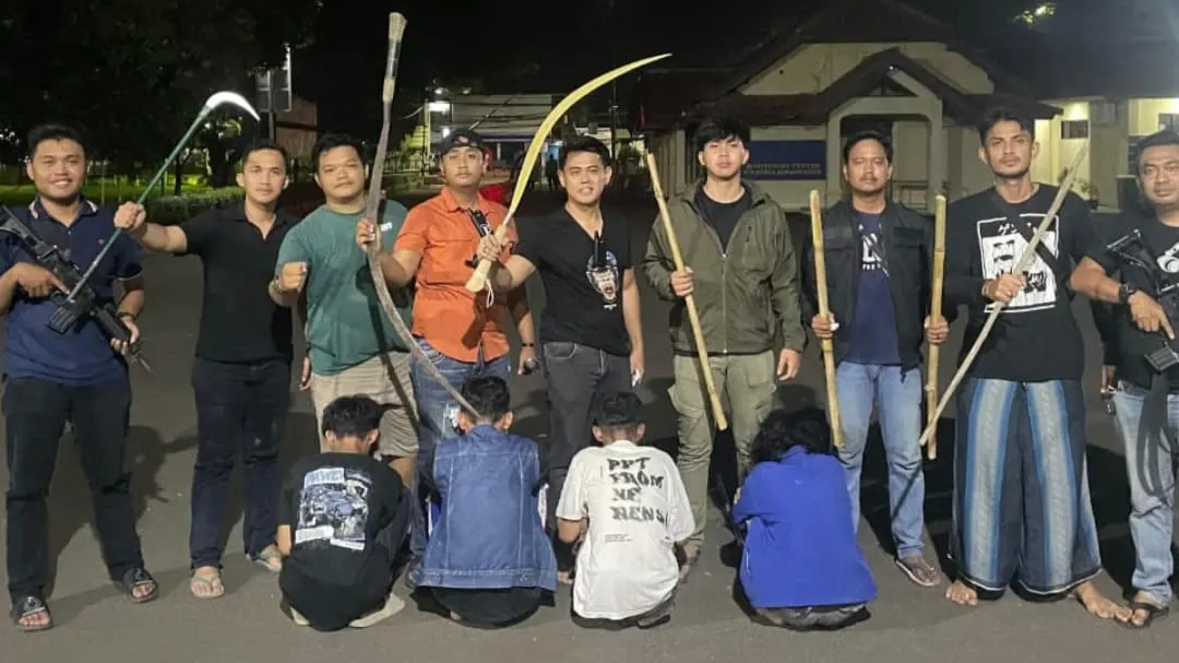 Alhamdulillah, Belasan Anggota Geng Motor di Serang Berhasil Ditangkap Polisi