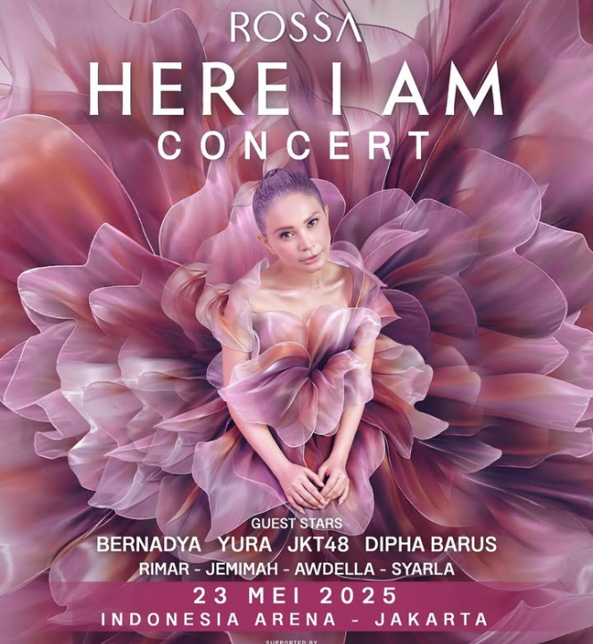 Konser Rossa di Jakarta Rayakan 30 Tahun Berkarya, Cek Jadwal dan Tiketnya