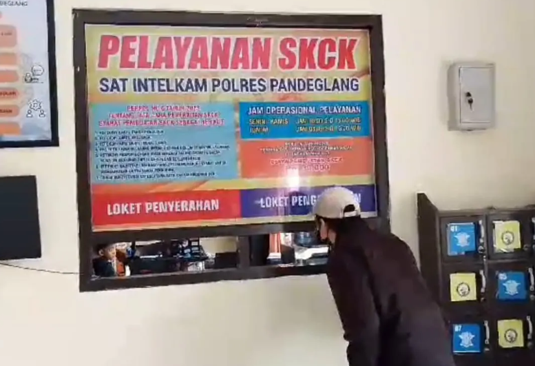 Polres Pandeglang Terapkan Layanan Online, Urus SKCK Kini Lewat Aplikasi Presisi