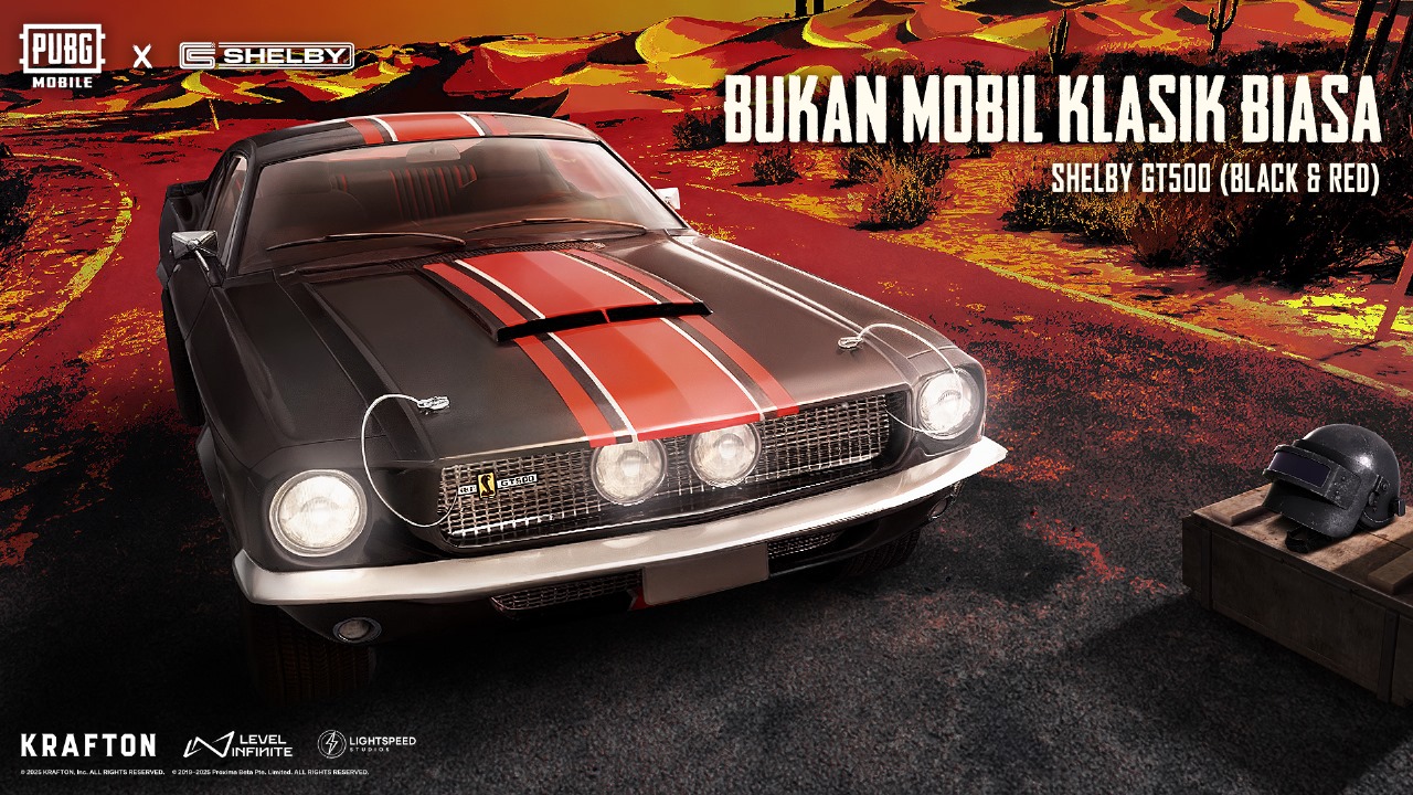 Kolaborasi Epik! Shelby GT500 dan 427 Cobra Kini Hadir di PUBG Mobile