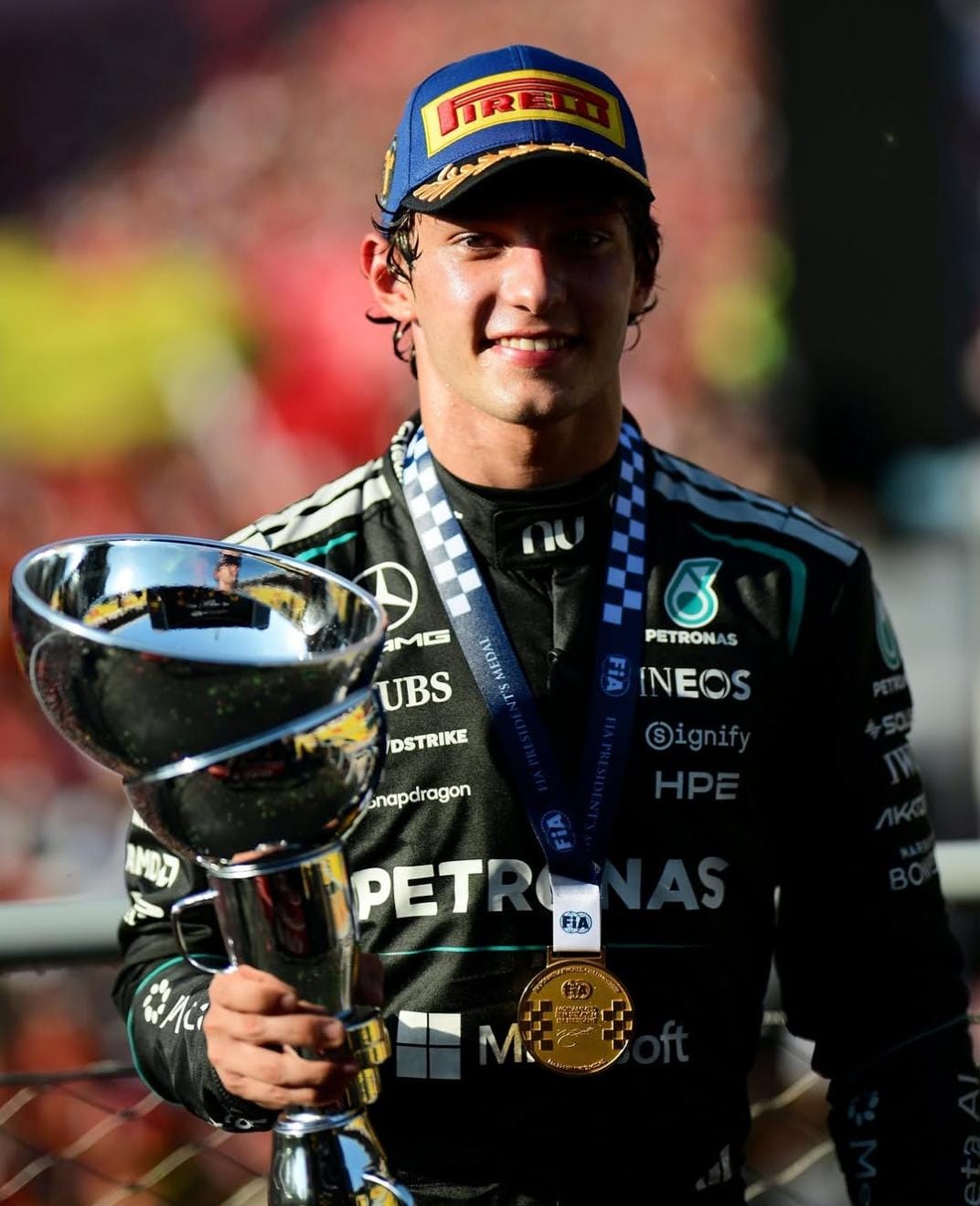 Start dari P19, Kimi Antonelli Taklukkan Monza di GP Italia 2026