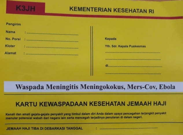 Pasca-Kepulangan, Jemaah Haji Dipantau Kesehatannya Selama 21 Hari di Daerahnya Masing-masing