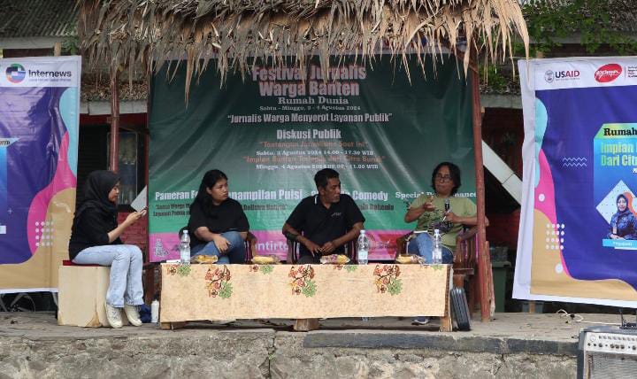 Gelar Diskusi Publik, Jurnalis Warga Banten Soroti Tantangan Perempuan Sebagai Wartawan