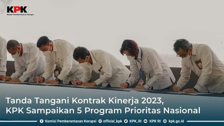 Inilah 5 Program Prioritas Nasional KPK Tahun 2023 