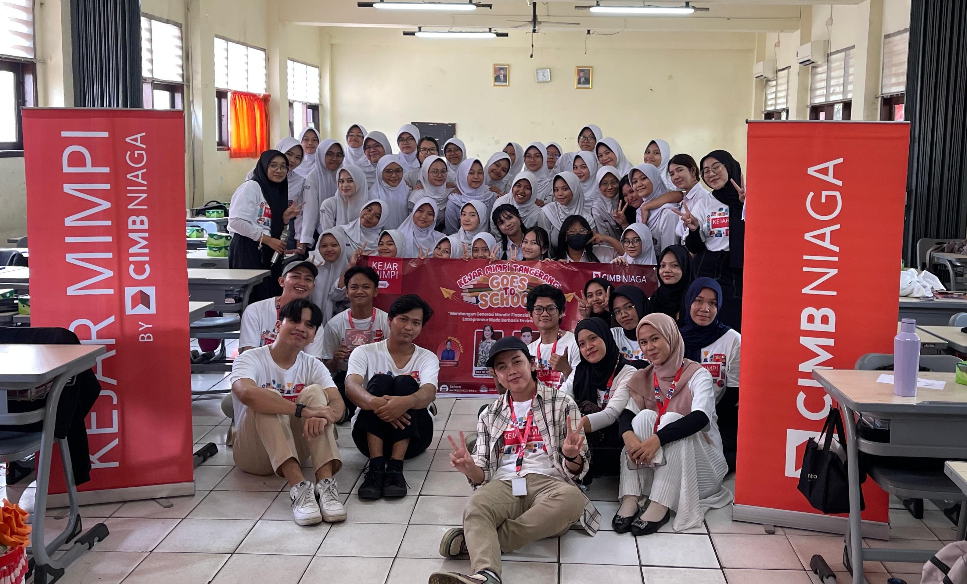 Kejar Mimpi Tangerang Goes to School: Membangun Generasi Mandiri Financial & Menumbuhkan Enterpreneur Muda 