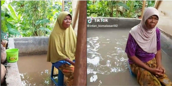 Pembuat Konten Nenek Mandi Lumpur di Tiktok Dipanggil Polisi, Ternyata Warga Lombok Tengah