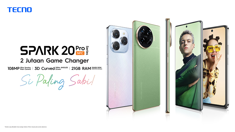 2 Jutaan Game Changer, TECNO SPARK 20 Pro Series Si Paling Sabi Ajak Anak Muda Berkreasi