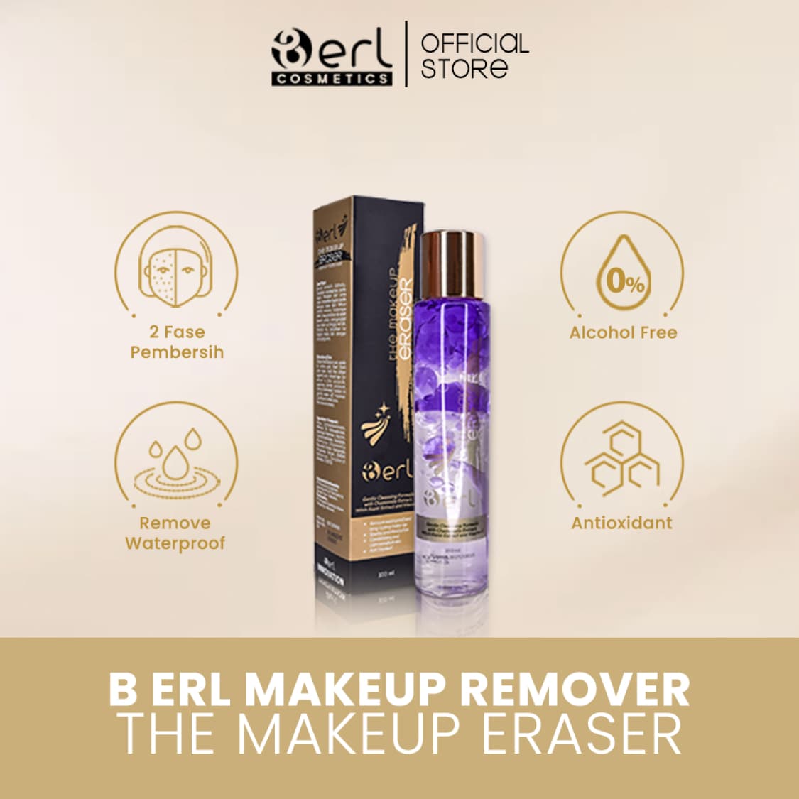 B Erl Make Up Remover The Make Up Eraser, Bersihin Makeup Tuntas Tanpa Bikin Perih