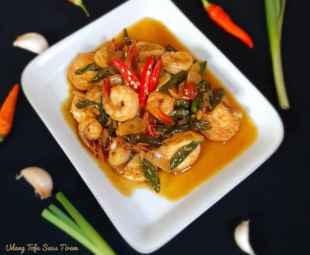 Resep Udang Tofu ala Pagi Sore yang Bikin Nagih!