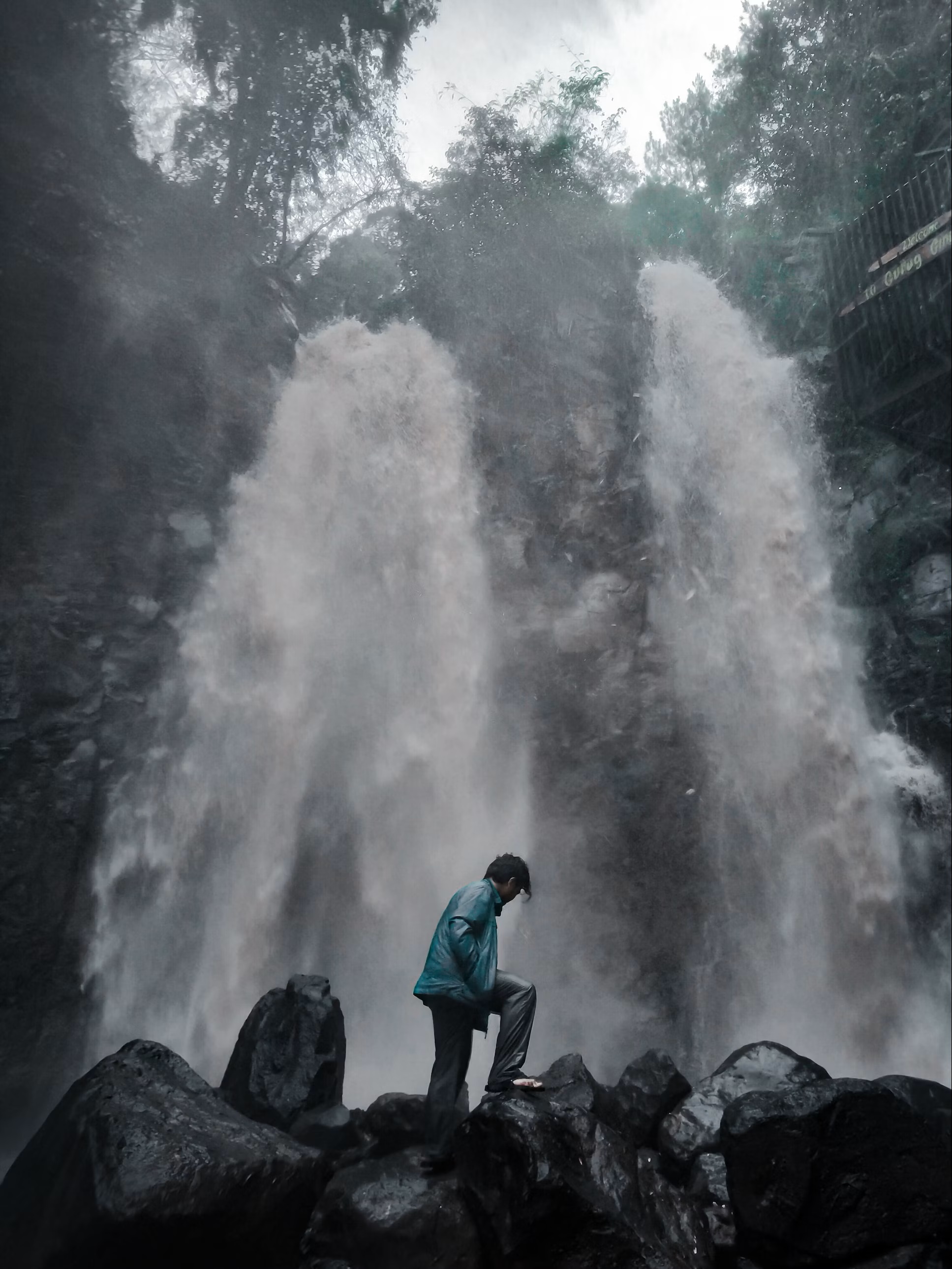 Cerita Mitos Pasangan Pengantin di Curug Penganten Kembar Pangalengan Bandung