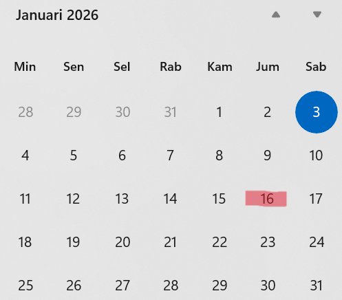 Ada Libur Nasional di 16 Januari 2026, Libur Apa?