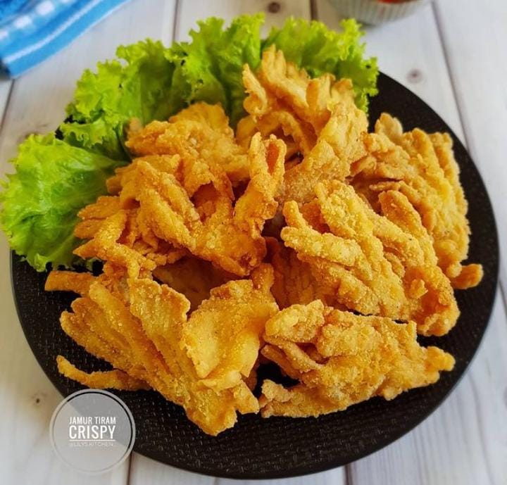 Nggak Cuma Dimasak, Jamur Tiram Bisa Juga Dijadikan Camilan Gurih, Garing, Crispy dan Tahan Lama