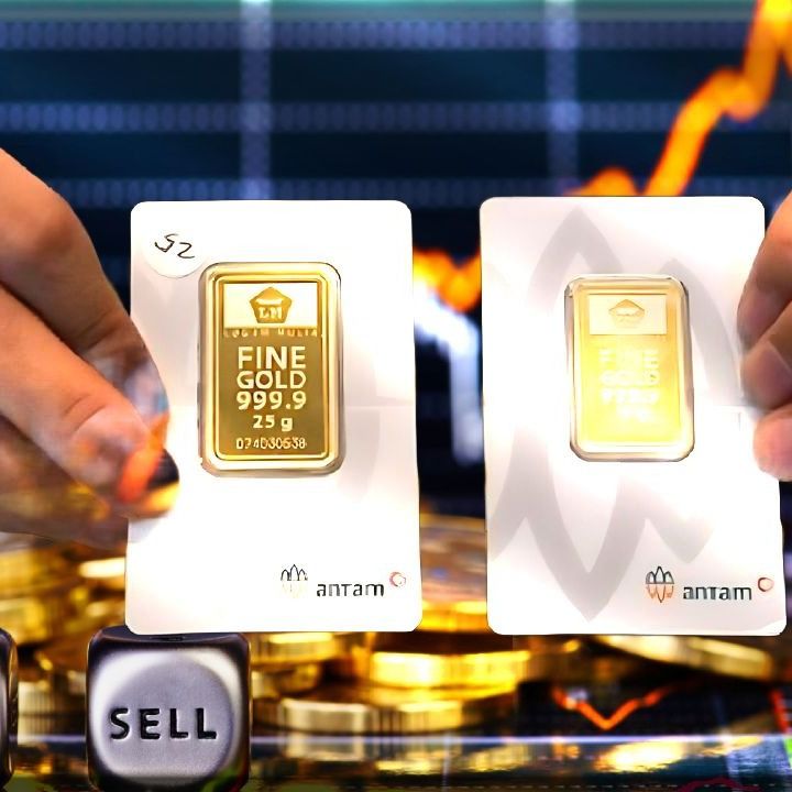 Harga Emas Antam Anjlok Rp40 Ribu, Cek Harga Terbarunya