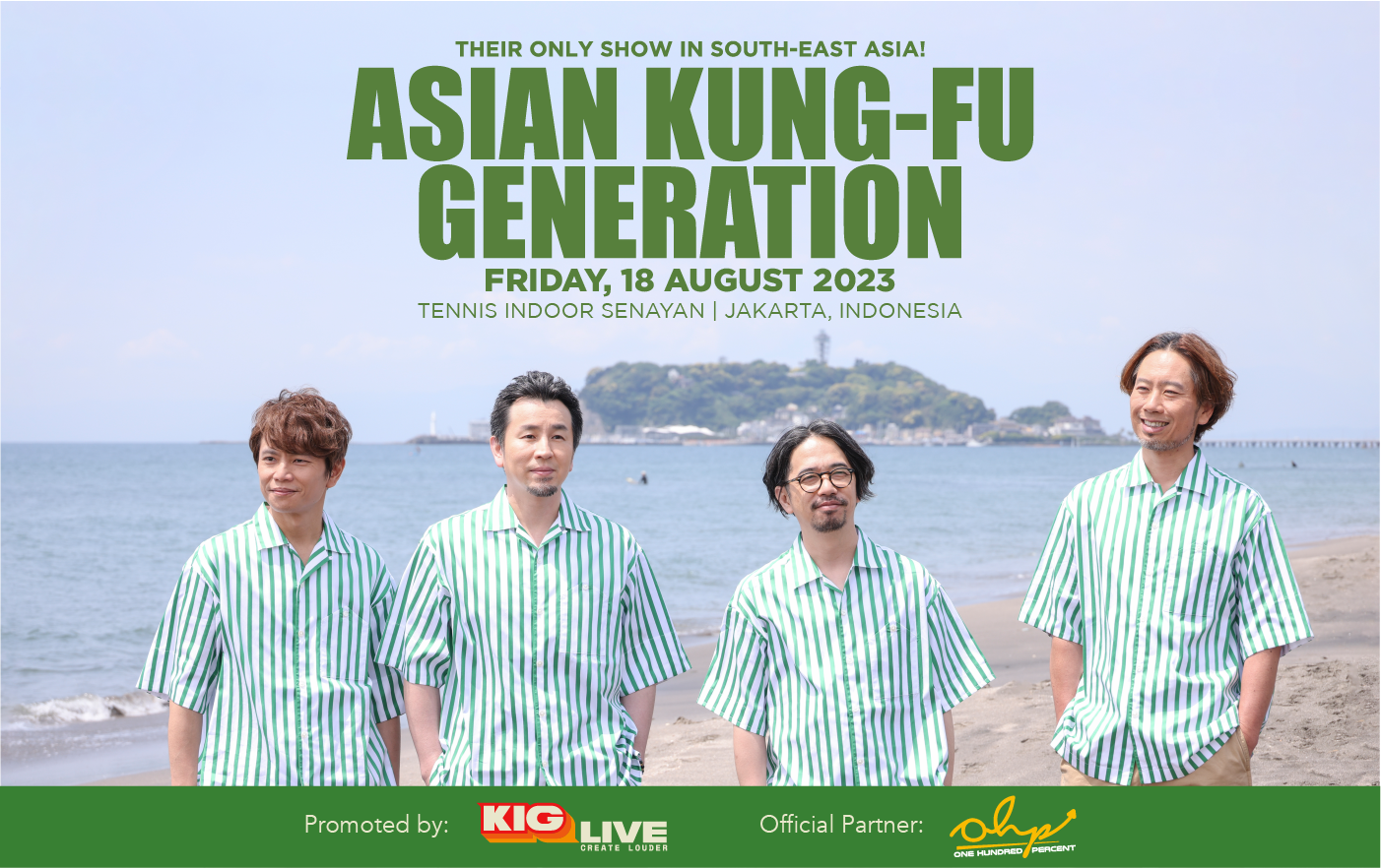 Asian Kung-fu Generation Gelar Konser di Indonesia 18 Agustus 2023, Ini Link Tiket Onlinenya