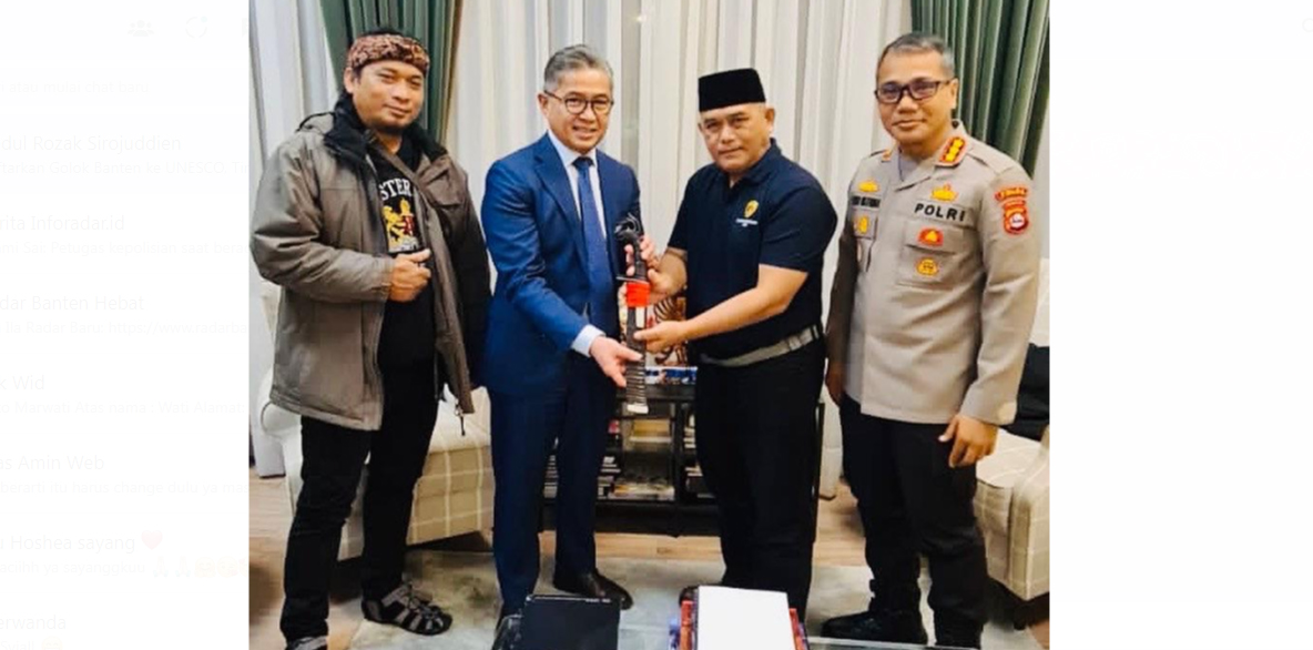 Daftarkan Golok Banten ke UNESCO, Tim Polda Banten Diskusi Bersama Dubes Indonesia di Belanda