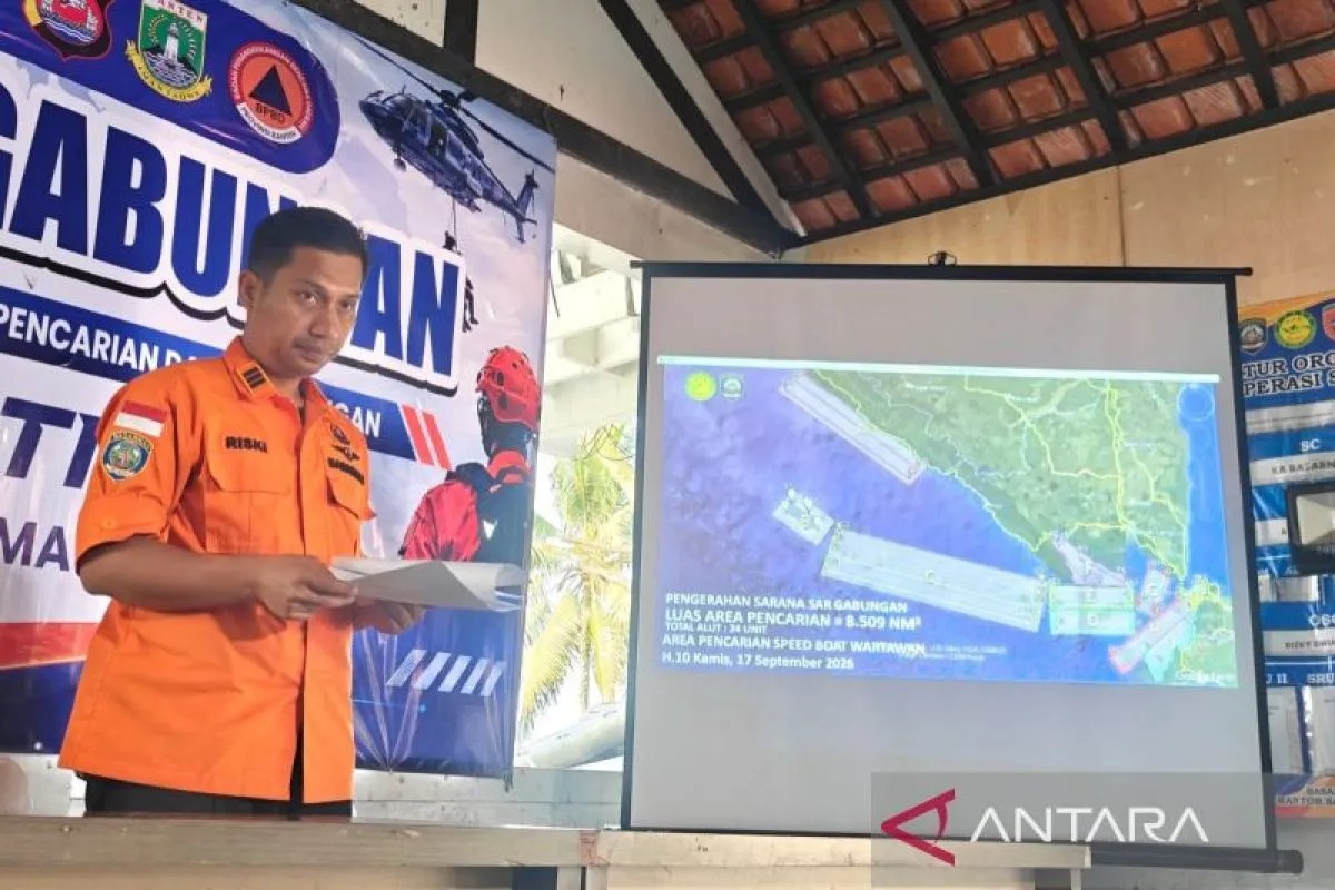 Pencarian Rombongan Jurnalis Hilang di Selat Sunda Diperluas Hingga 8.509 NM