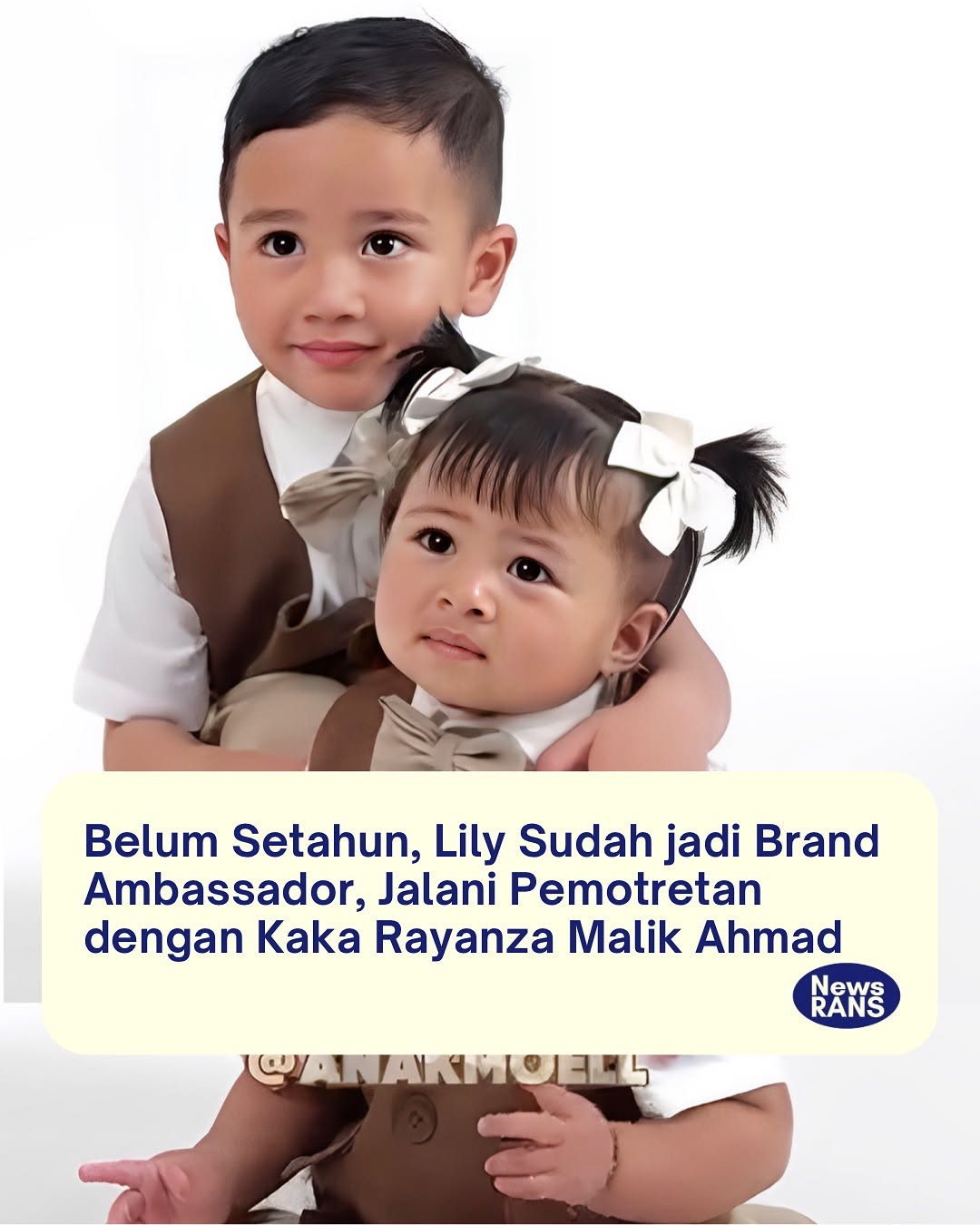 Belum Genap Berumur Satu Tahun, Lily Putri Raffi Ahmad Menjadi Brand Ambassador 