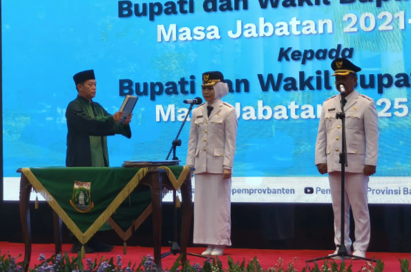 Rencana Besar Zakiyah-Najib Setelah Dilantik Jadi Bupati dan Wakil Bupati Serang