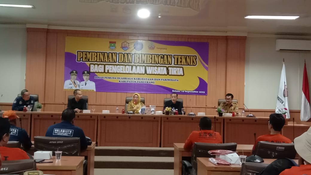 Tingkatkan Kualitas, Sebanyak 60 Pengelola Wisata Tirta di Tangerang Ikuti Pembinaan dan Bimbingan Teknis 