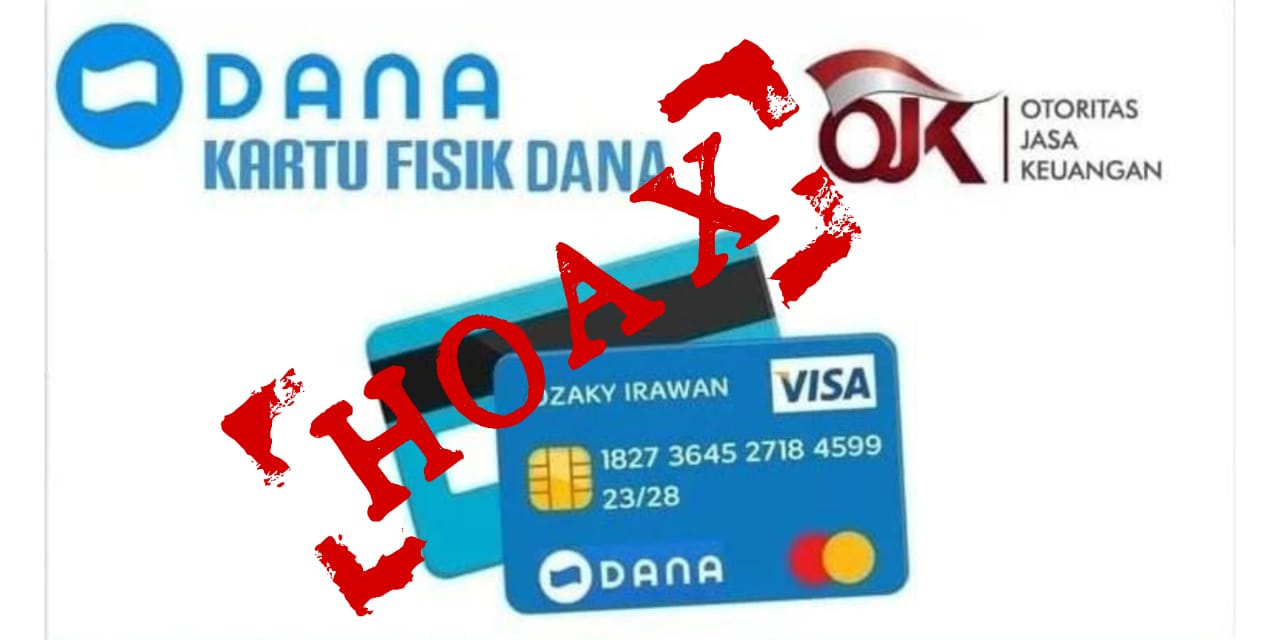 Awas Hoax, Aplikasi DANA Tidak Keluarkan Kartu Fisik