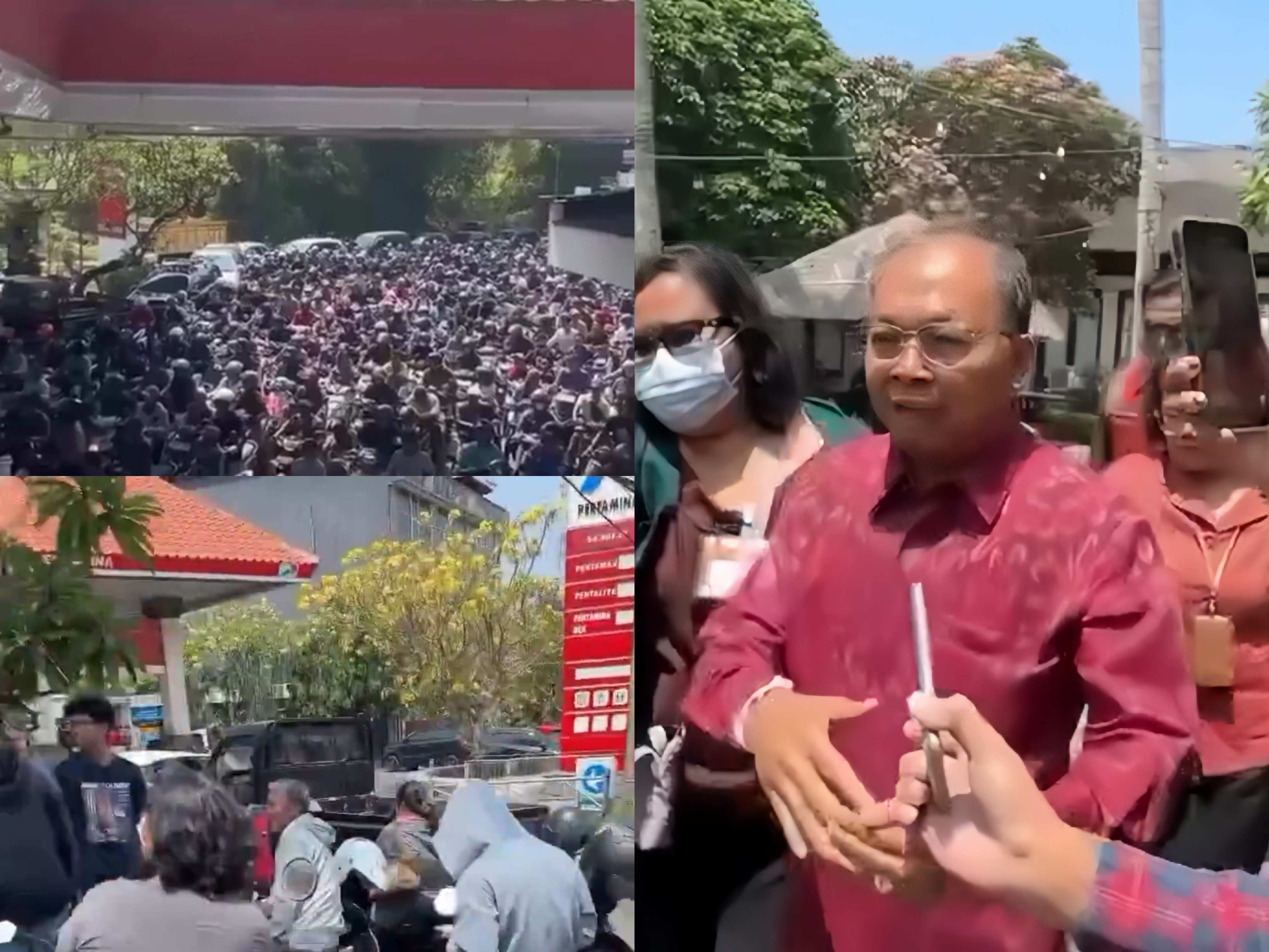 Antrean BBM di Bali Mengular, Gubernur Wayan Koster Minta Warga Tak Panic Buying
