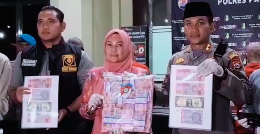 Polres Pandeglang Bongkar Sindikat Pengedar Uang Palsu Senilai Rp15 Triliun