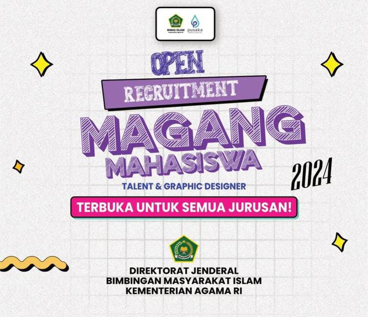 Ditjen Bimas Islam Kemenag Buka Program Magang Bagi Mahasiswa Semua Jurusan, Buruan Daftar Sebelum Deadline