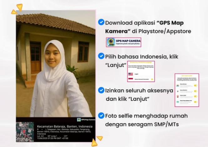 Begini Cara Upload Foto Geotagging SPMB Banten 2025, Jangan Sampai Salah