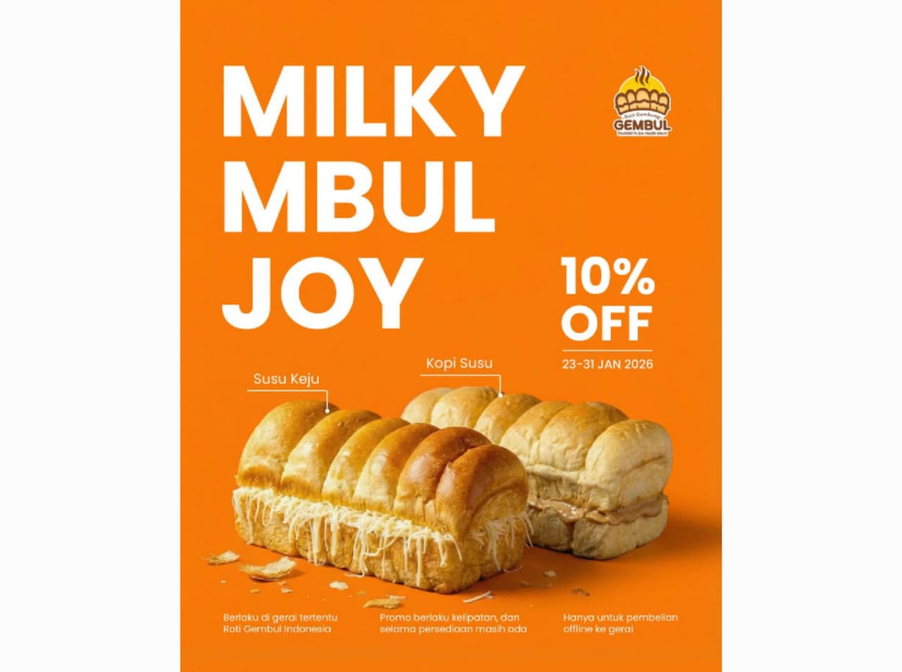 Roti Gembong Gembul: Enaknya Ga Main-Main Serang Banten