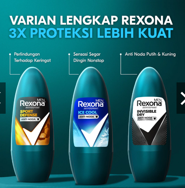 Pilihan Produk Rexona Deodorant Men & Female, Segar Sepanjang Hari