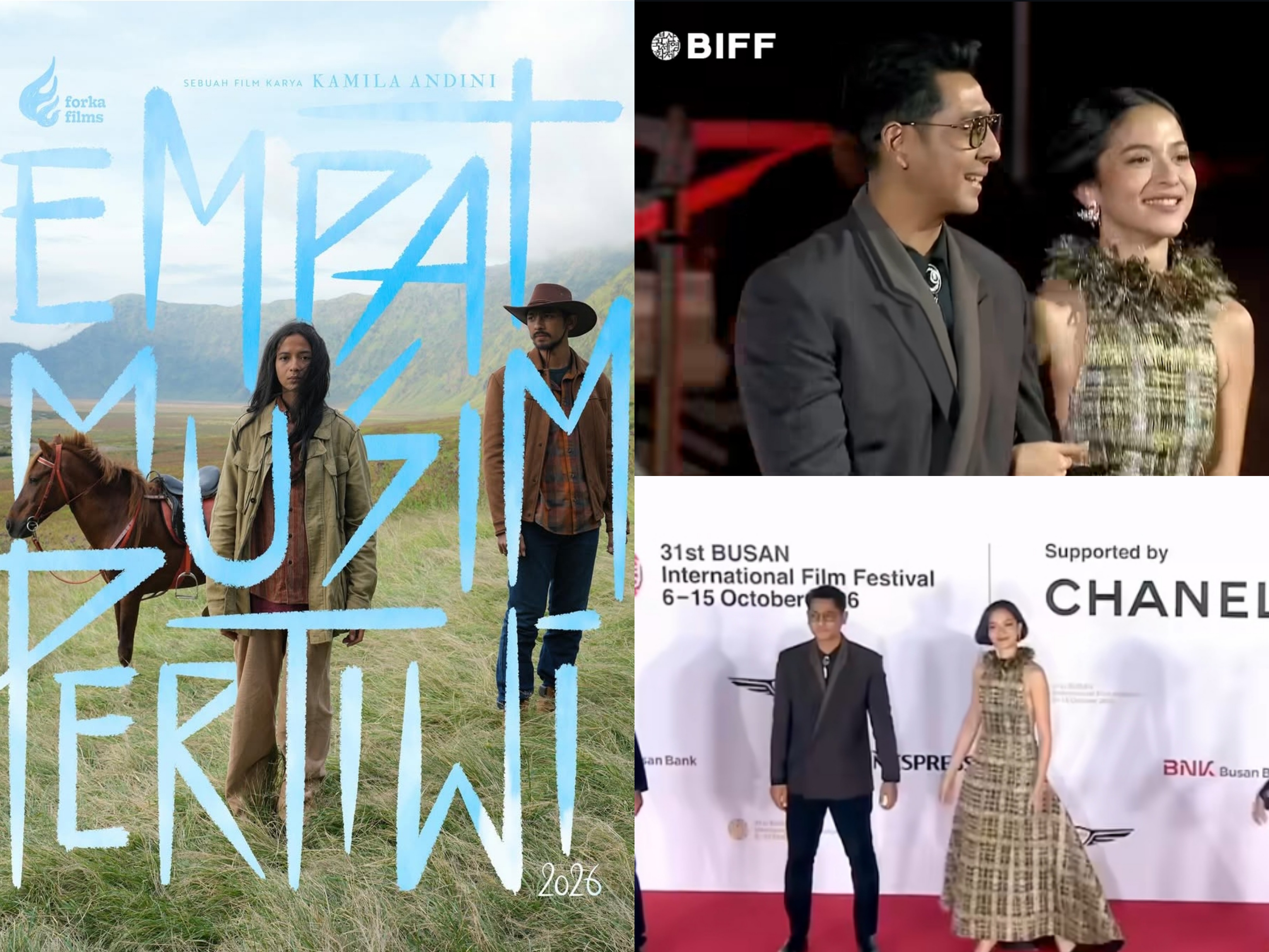 Arya Saloka dan Putri Marino Bawa Empat Musim Pertiwi ke BIFF 2026
